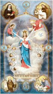Notre Dame de la Trinit - images saintes